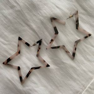 Tortoise Star Earrings